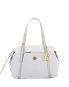  Ynot - Borsa Donna Boston in tessuto ed ecopelle Cloud