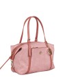 Ynot - Borsa Donna Boston in tessuto ed ecopelle Cloud