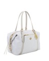  Ynot - Borsa Donna Boston in tessuto ed ecopelle Cloud