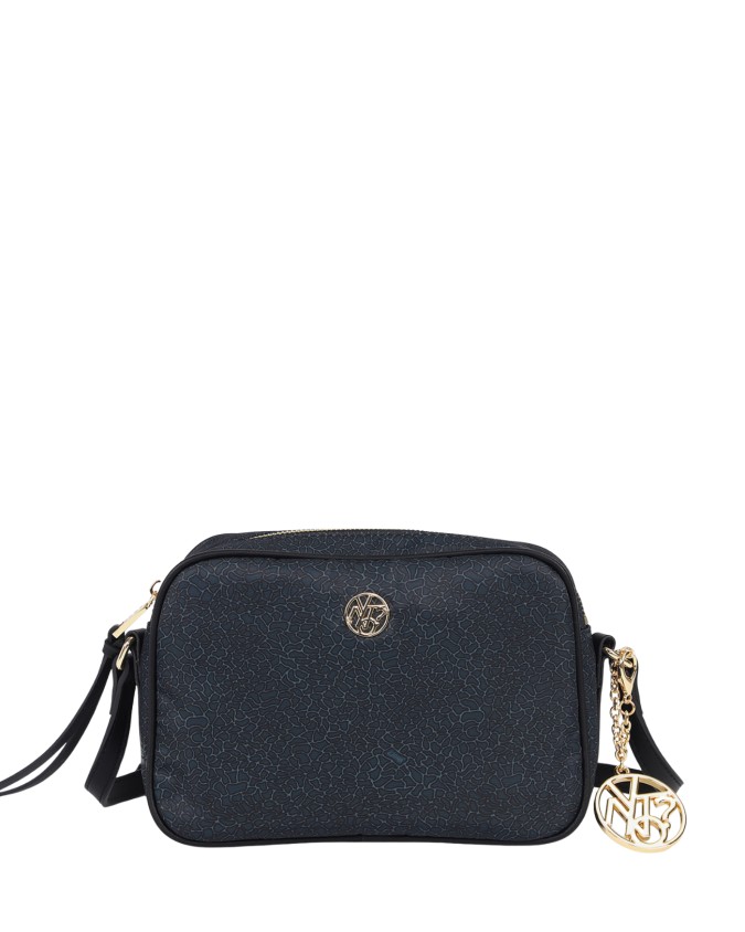  Ynot - Borsa Donna con zip e logo Cloud