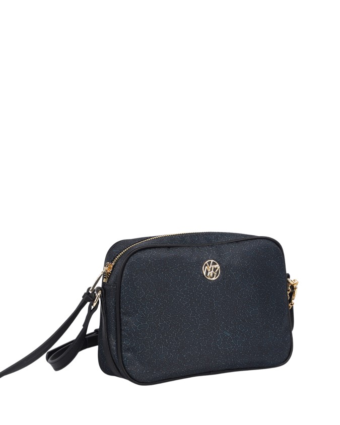  Ynot - Borsa Donna con zip e logo Cloud