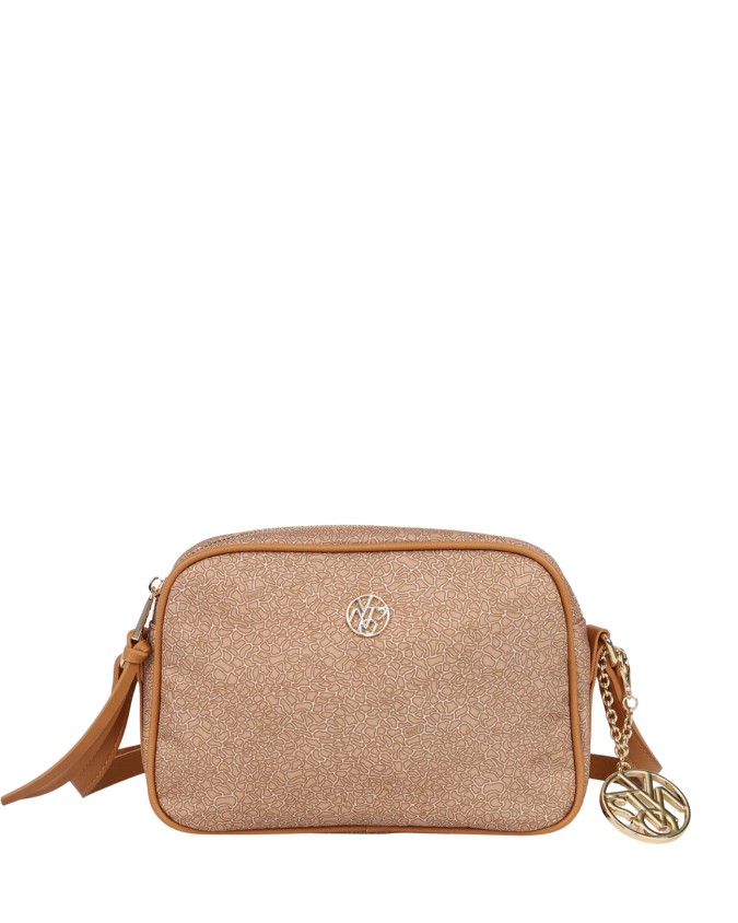  Ynot - Borsa Donna con zip e logo Cloud