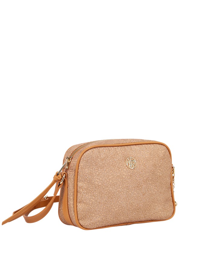  Ynot - Borsa Donna con zip e logo Cloud