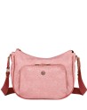  Ynot - Borsa a spalla hobo Tg L in tessuto ed ecopelle Cloud