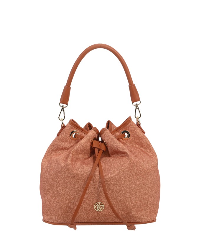  Ynot - Borsa Donna a secchiello in tessuto ed ecopelle Cloud