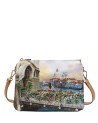  Ynot - Borsa Donna a 3 scomparti interni in ecopelle Yesbag