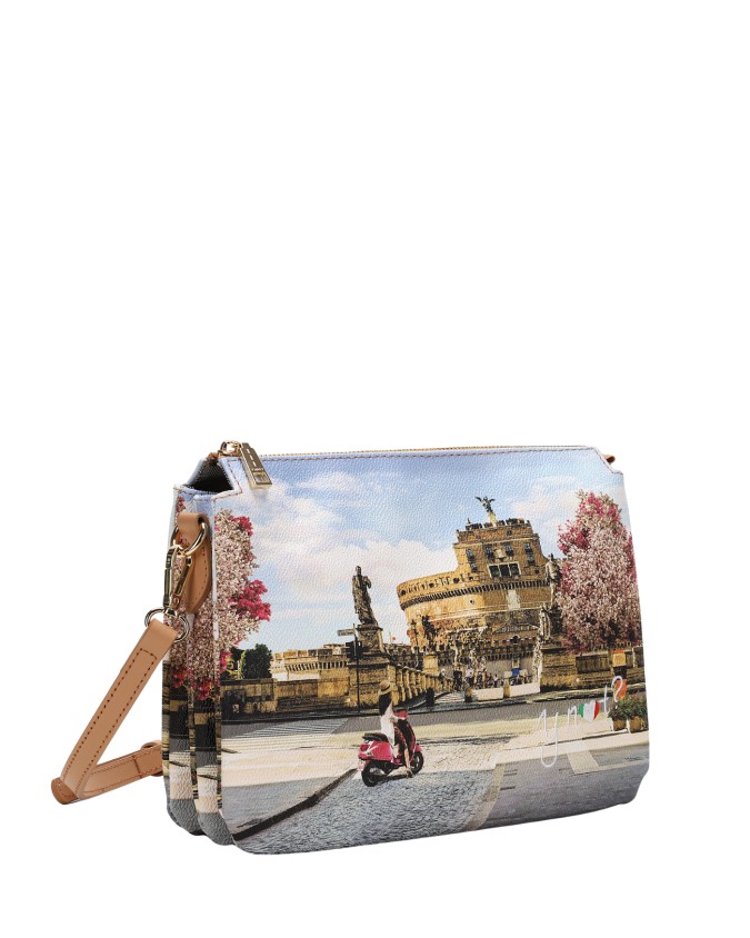  Ynot - Borsa Donna a 3 scomparti interni in ecopelle Yesbag