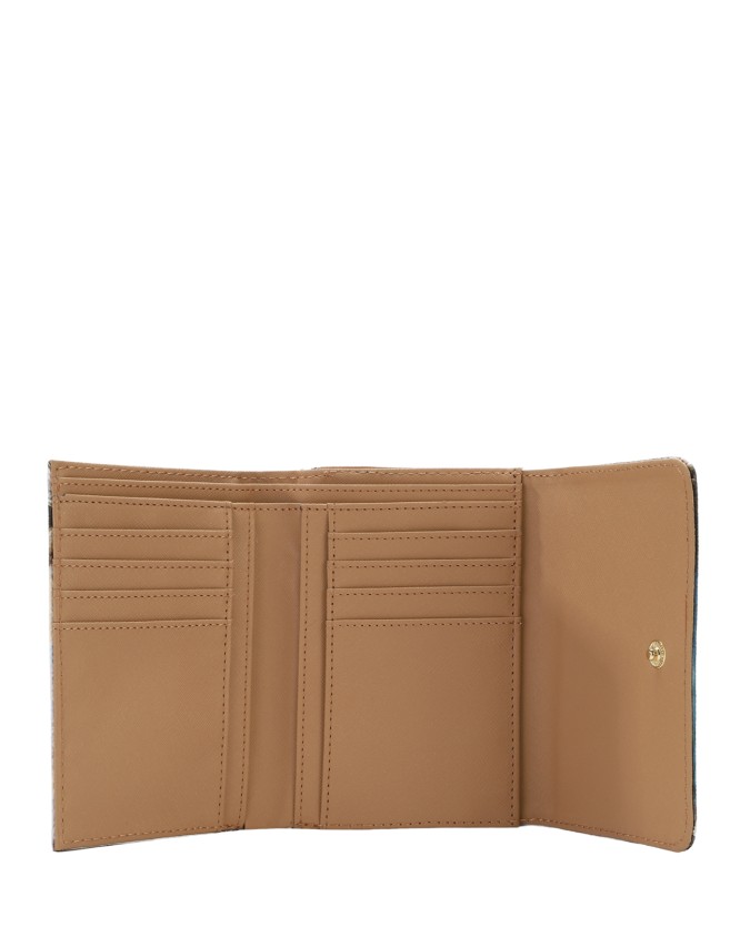  Ynot - Portafoglio Donna con patta e bottone in ecopelle Yesbag