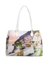  Ynot - Borsa Donna Tote con stampa in ecopelle Yesbag