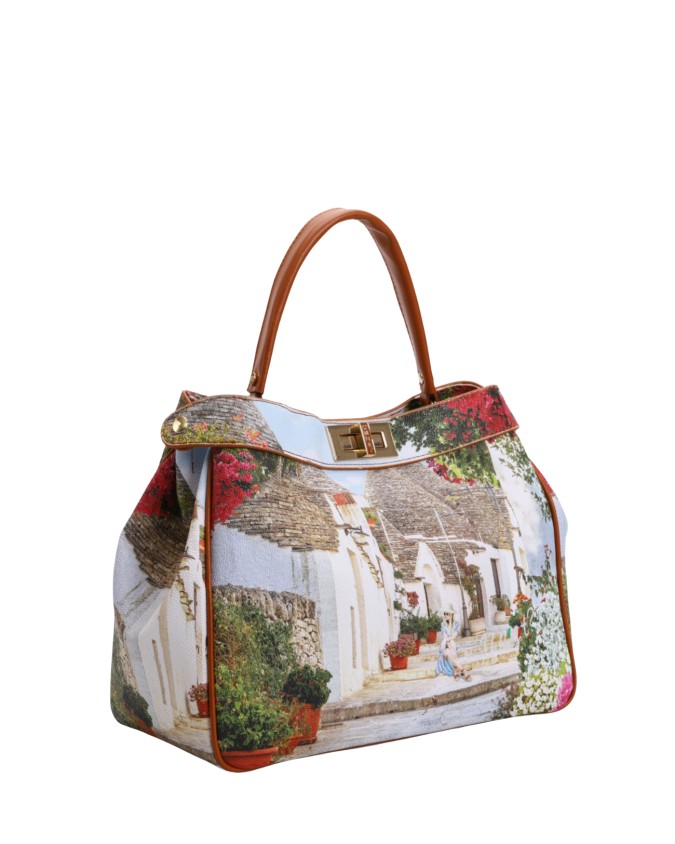  Ynot - Borsa Donna chiusura a giro in ecopelle Yesbag