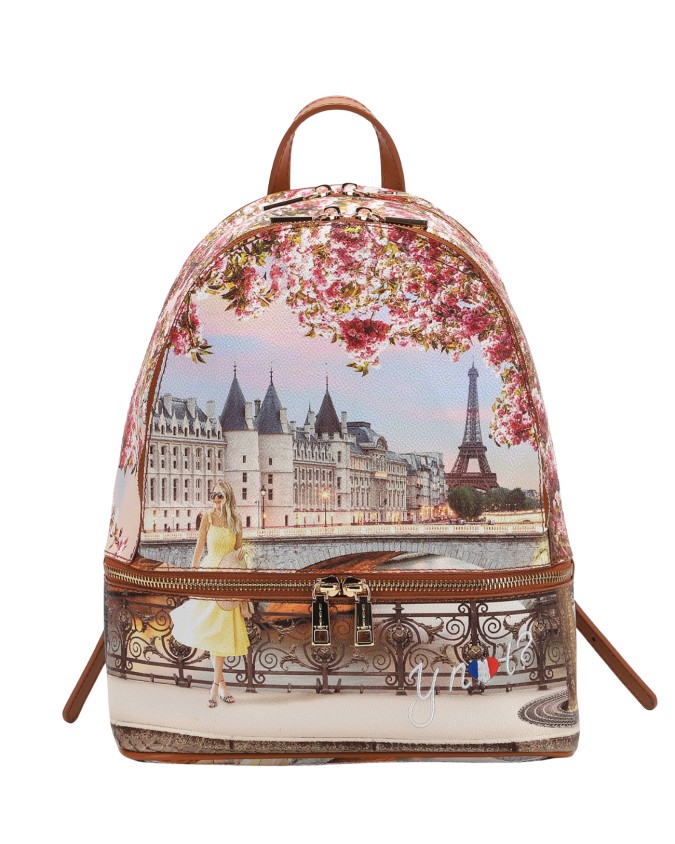  Ynot - Zaino Donna doppio scomparto in ecopelle Yesbag