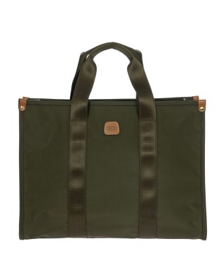 Bric's - Square Handbag, Size L, in Opera X-Bag Nylon