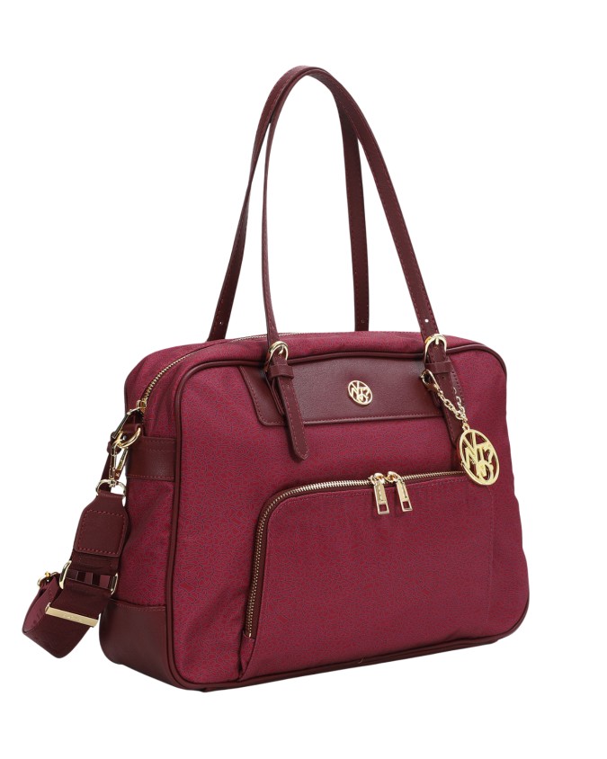  Ynot - Cartella Donna a spalla Porta Pc 15" con fantasia all