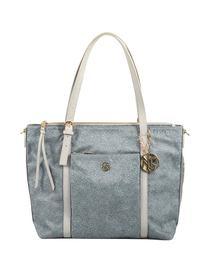  Ynot - Borsa Donna shopper in nylon Cloud