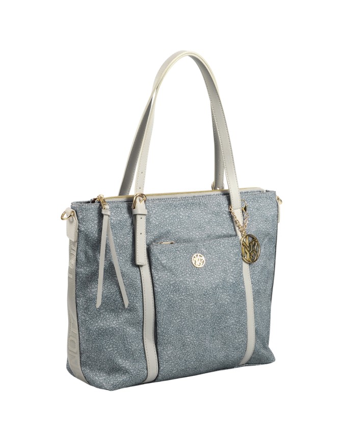  Ynot - Borsa Donna shopper in nylon Cloud