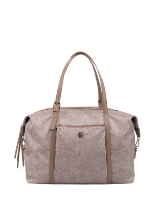 Ynot – Damen-Wochenendtasche aus Stoff und Kunstleder Cloud