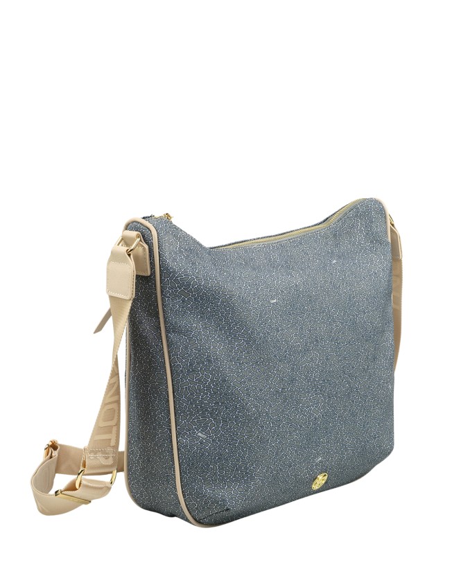  Ynot - Borsa Donna Hobo large in tessuto Cloud