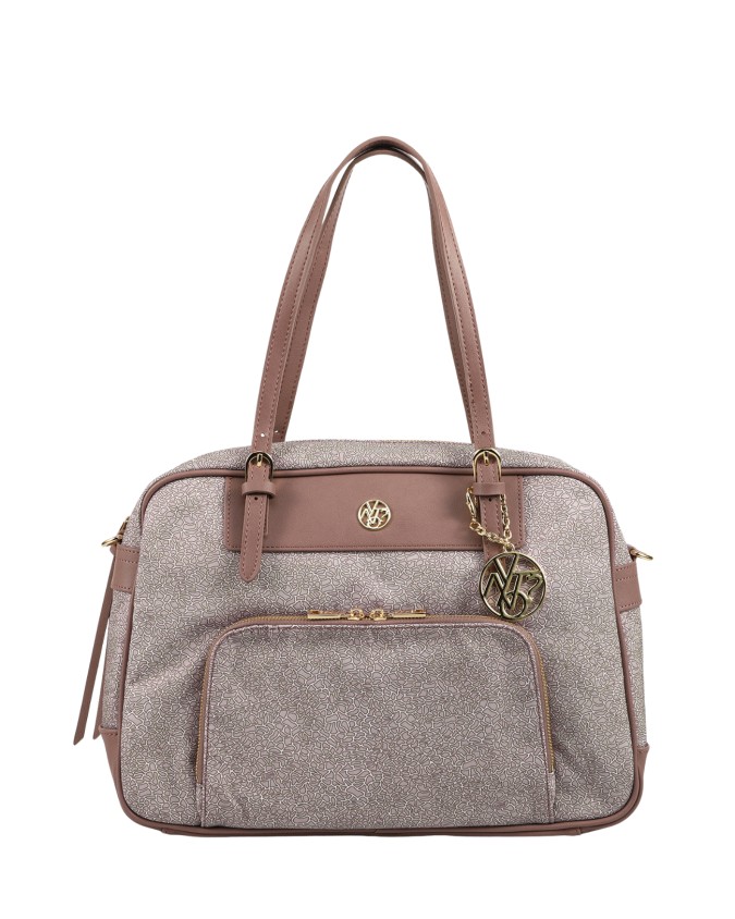  Ynot - Cartella Donna a spalla Porta Pc 15" con fantasia all