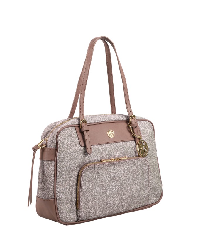  Ynot - Cartella Donna a spalla Porta Pc 15" con fantasia all