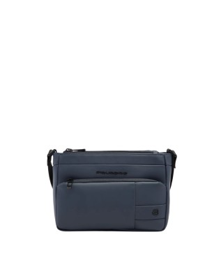 Piquadro - Wollem rubberized fabric men's crossbody bag...