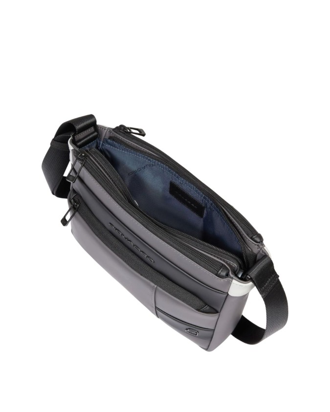  Piquadro - Borsa uomo a tracolla porta iPad®mini in tessuto