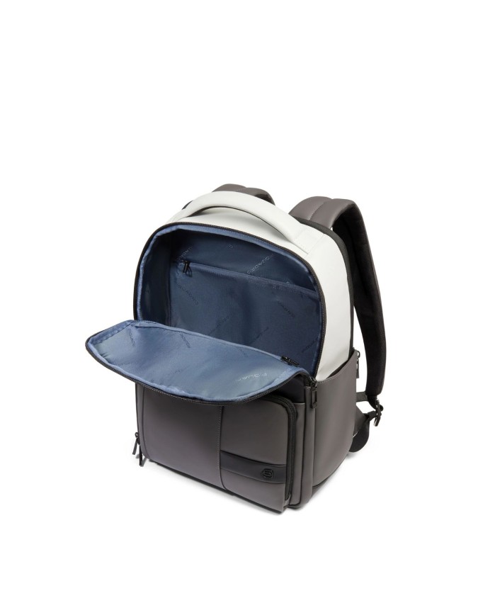  Piquadro - Zaino porta pc 14'' porta iPad® in tessuto gommato