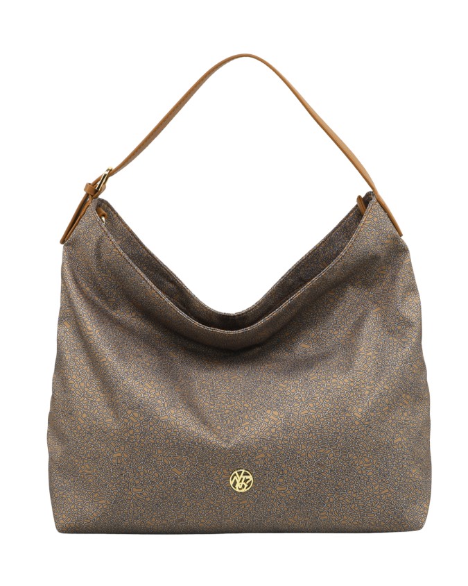  Ynot - Borsa Donna Hobo con Tasca Posteriore in Tessuto All