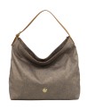  Ynot - Borsa Donna Hobo con Tasca Posteriore in Tessuto All