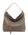  Ynot - Borsa Donna Hobo con Tasca Posteriore in Tessuto All