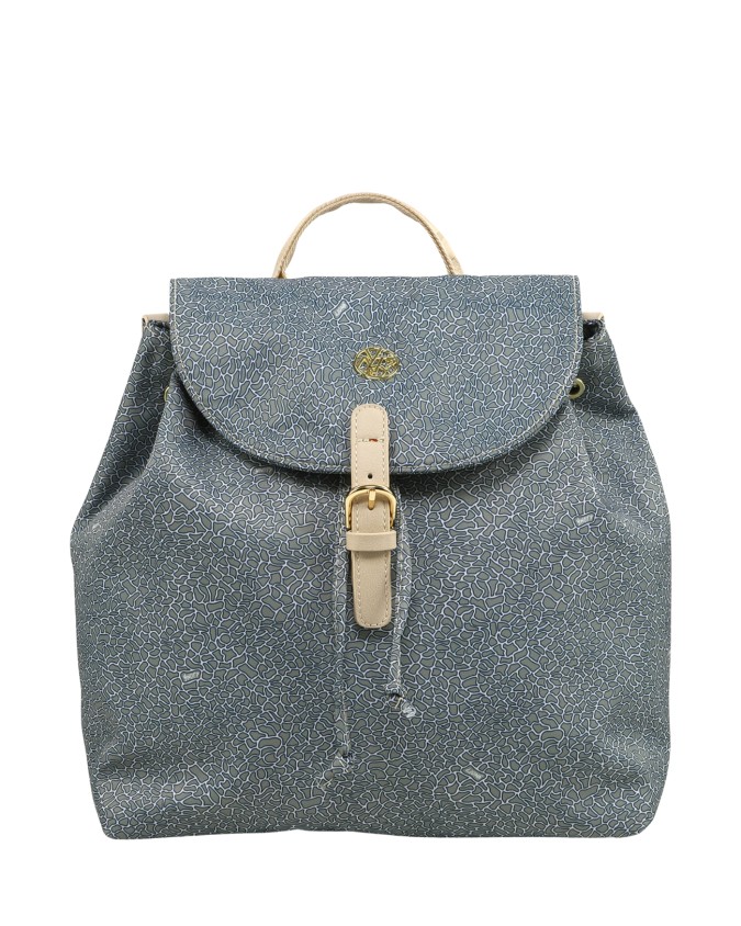  Ynot - Zainetto Donna con Patta in Tessuto All Over Cloud