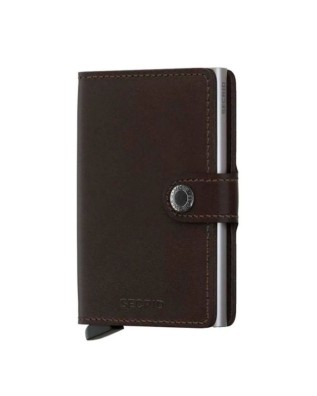 Secrid - Portafoglio MINI in pelle e alluminio RFID Basic MB