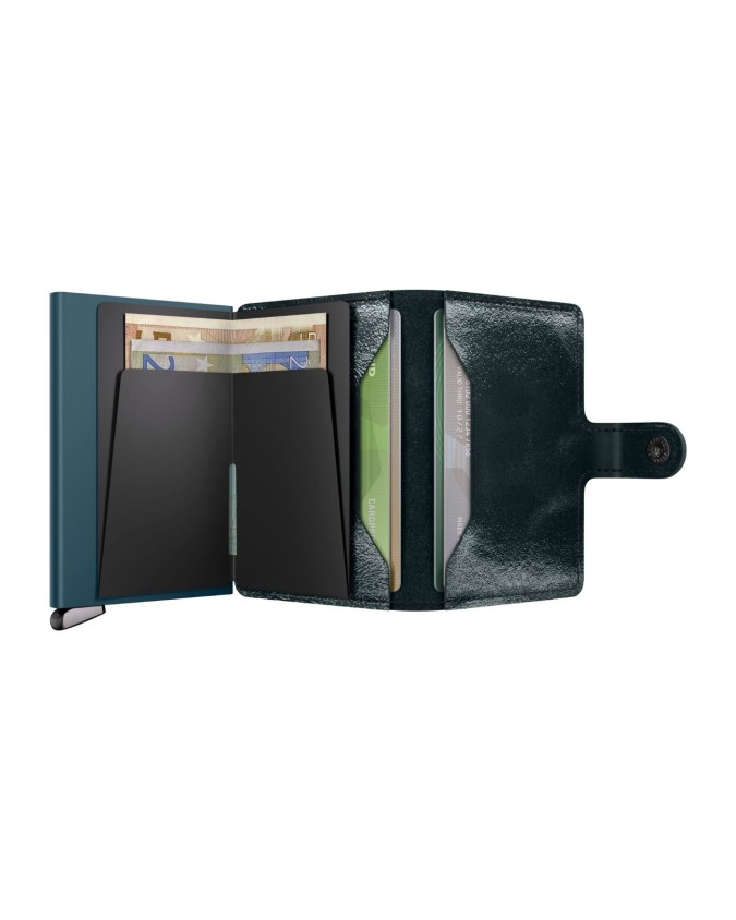  Secrid - Miniwallet in pelle e alluminio Naplack Plus