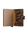  Secrid - Portafoglio piccolo in pelle alluminio Miniwallet