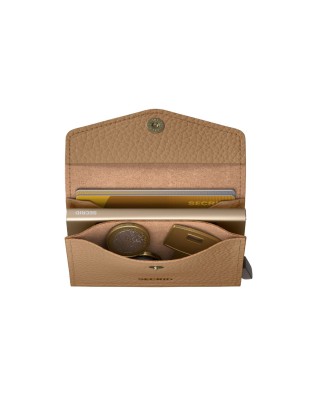Secrid - Portafoglio in pelle e alluminio con tasca Envelope Pebble 2