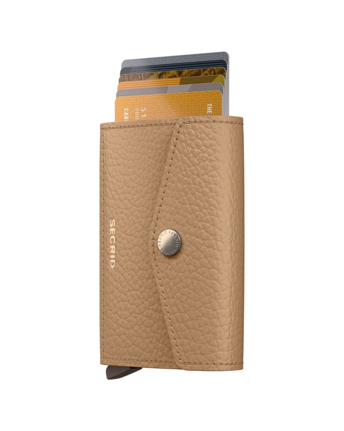  Secrid - Portafoglio in pelle e alluminio con tasca Envelope