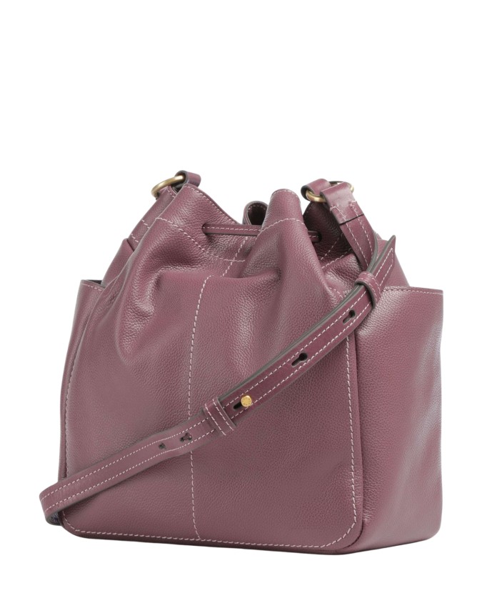  The Bridge - Borsa secchiello in pelle con tracolla Letizia