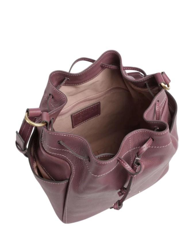  The Bridge - Borsa secchiello in pelle con tracolla Letizia