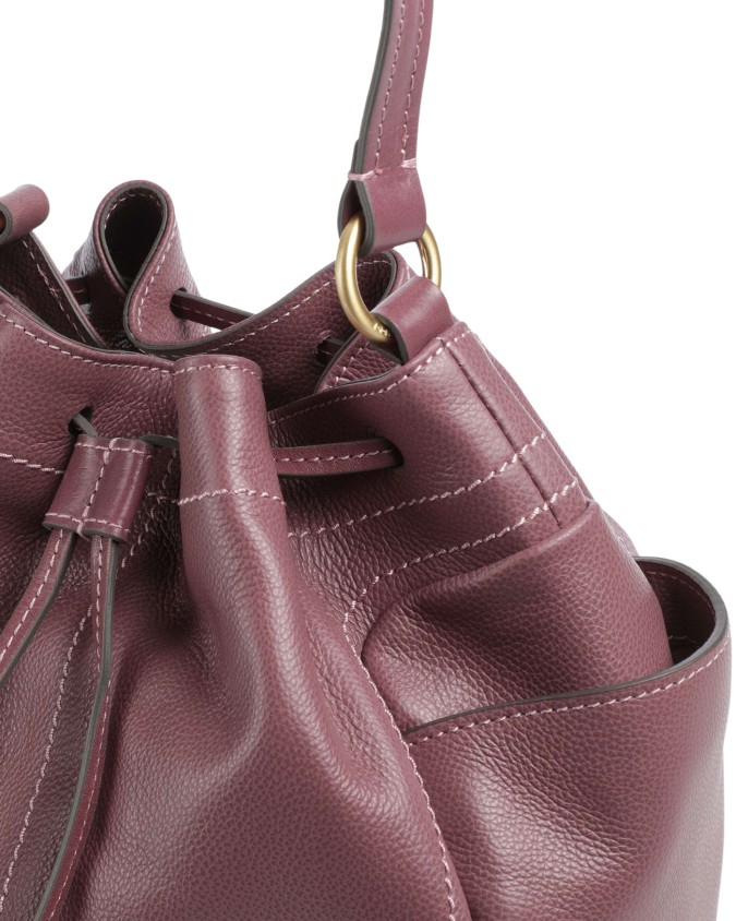  The Bridge - Borsa secchiello in pelle con tracolla Letizia