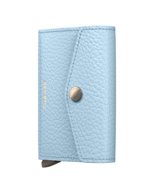 Secrid - Portafoglio in pelle e alluminio con tasca Envelope Pebble