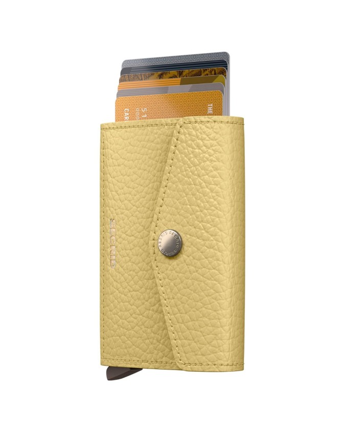  Secrid - Portafoglio in pelle e alluminio con tasca Envelope