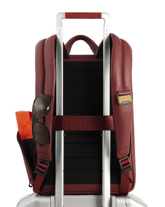  Piquadro - Zaino uomo porta pc 14'' in pelle RFID Russel