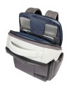 Piquadro - 15.6'' laptop and iPad® backpack made of rubberized fabric
