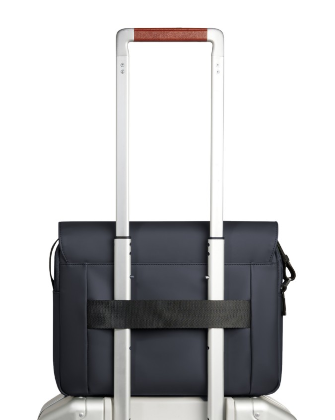  Piquadro - Borsa Messenger Porta iPad 11" in Tessuto Gommato