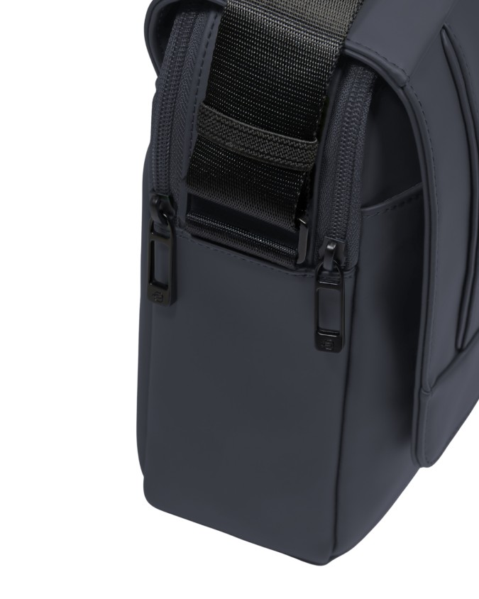  Piquadro - Borsa Messenger Porta iPad 11" in Tessuto Gommato