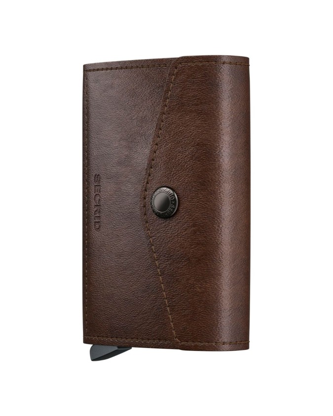  Secrid - Portafoglio in pelle e alluminio con tasca Envelope