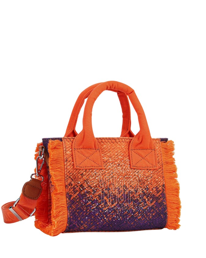  Ynot - Borsa da Mare Mini con Frange Laterali in Nylon Macao