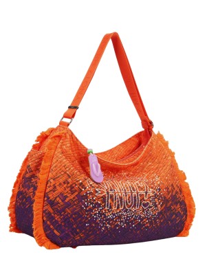  Ynot - Borsa Hobo da Mare con Frange Laterali in Nylon Macao 2