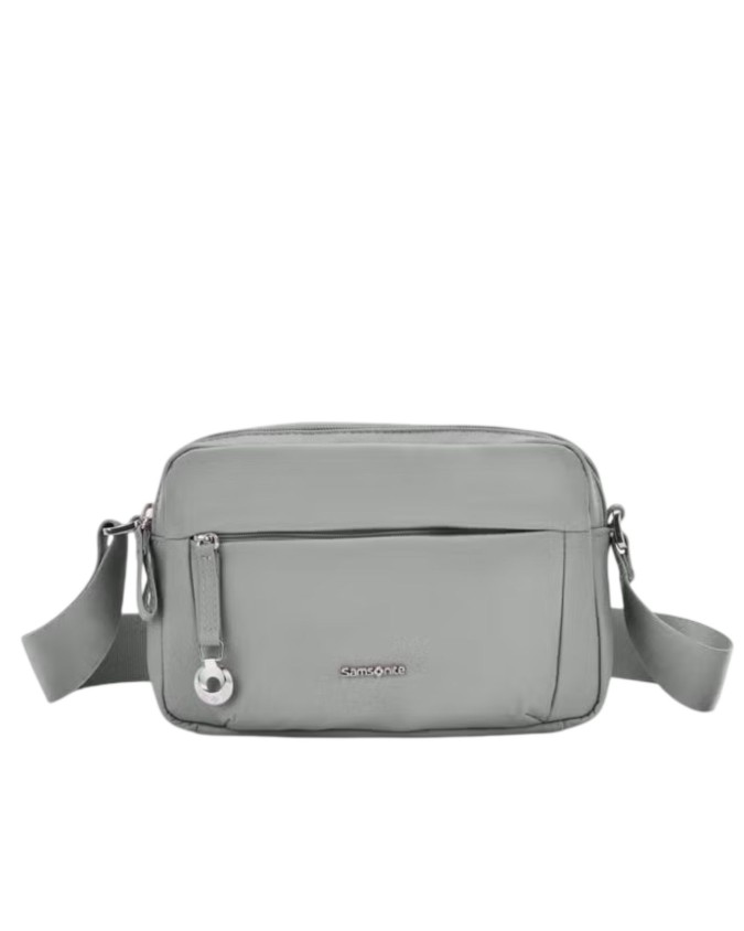  Samsonite - Borsa a tracolla XS in nylon con tasca frontale