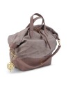 Ynot - Borsa Shopping a Mano con Tracolla in Nylon Cloud