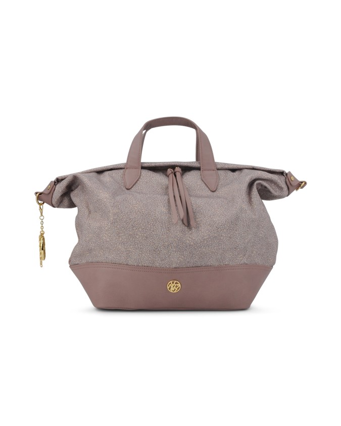  Ynot - Borsa Shopping a Mano con Tracolla in Nylon Cloud